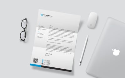 Papier à en-tête - Modèle d&amp;#39;identité d&amp;#39;entreprise