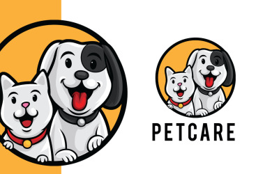 Pet Care Mascot Logo Template