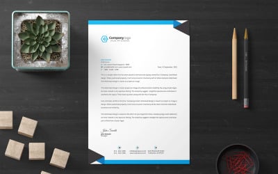 Carta intestata - Modello di identità aziendale