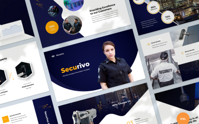 安全公司演示模板Google幻灯片