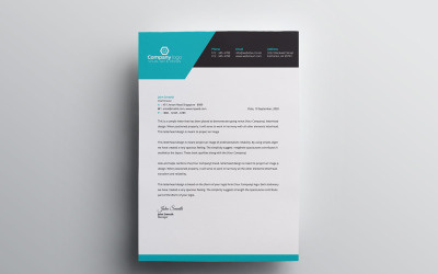 Briefkopf - Vorlage für Corporate Identity