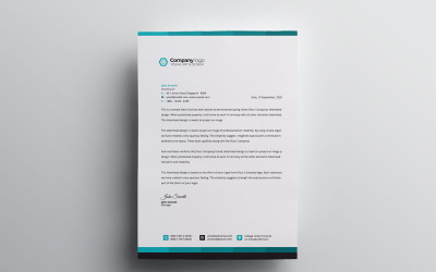Carta intestata - Modello di identità aziendale