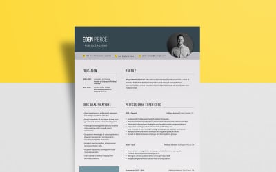 Free Political Advisor - Eden Pierce Resume Template