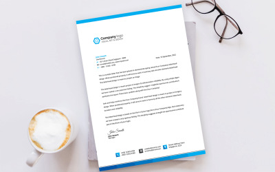 Papier à en-tête - Modèle d&amp;#39;identité d&amp;#39;entreprise