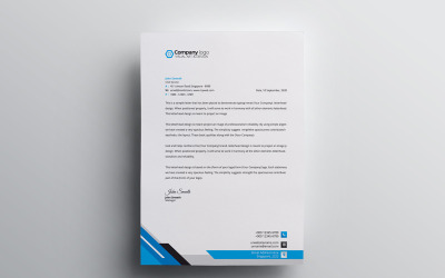 Papier à en-tête - Modèle d&amp;#39;identité d&amp;#39;entreprise