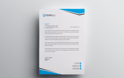 Papel timbrado - modelo de identidade corporativa