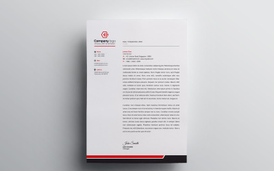 Papier à en-tête - Modèle d&amp;#39;identité d&amp;#39;entreprise