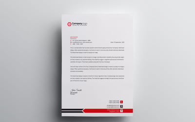 Papier à en-tête - Modèle d&amp;#39;identité d&amp;#39;entreprise