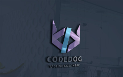 Code Dog Logo Template