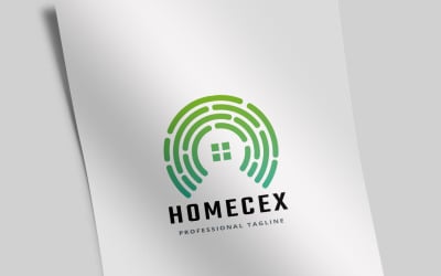 Modelo de logotipo do Home Center
