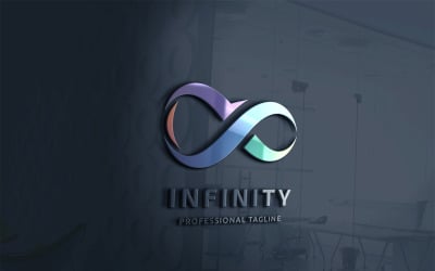 Modelo de logotipo infinito