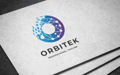 Orbitek brev O-logotypmall