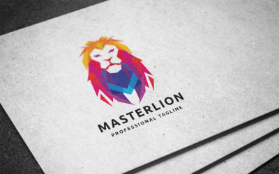 Plantilla de logotipo Master Lion