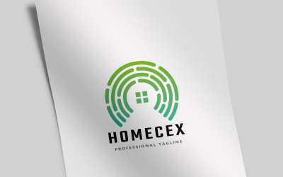 Шаблон логотипа домашнего центра