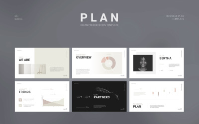 Scholar Business Plan Presentation Plantilla de PowerPoint