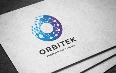 Szablon Logo Orbitek Letter O.