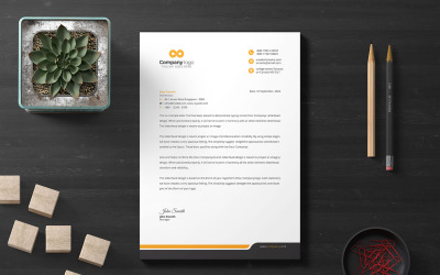 Briefkopf - Vorlage für Corporate Identity
