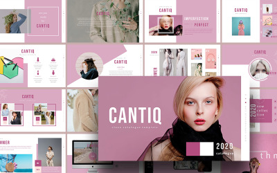 Responsive Cantiq Modern Catalogue Powerpoint #113448