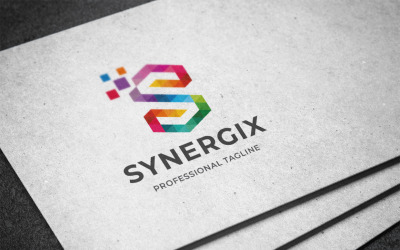 Synergix Letter S Logo sjabloon