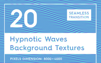 20 Seamless Hypnotic Waves Textures Background