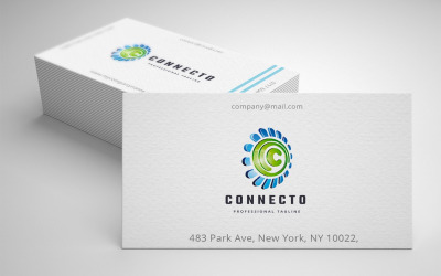Connecto Letter C Logo Template