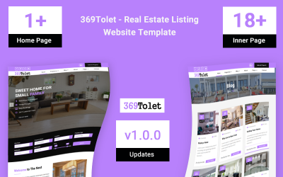 369Tolet - Ingatlanközvetítő webhelysablon