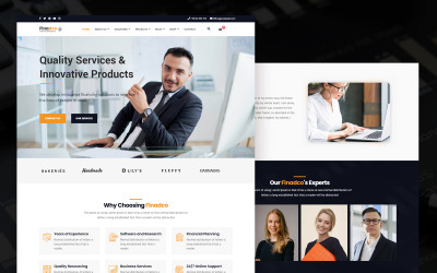 Finadco - Unternehmensberatung Joomla Vorlage