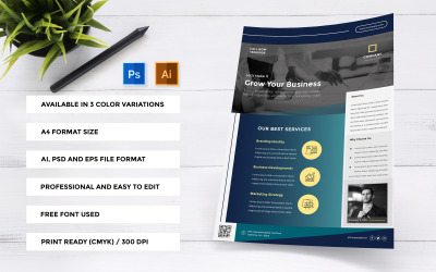 Grow Business - Creative Multipurpose Flyer - Corporate Identity Template