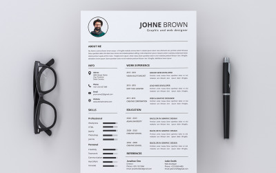 Modello di curriculum CV