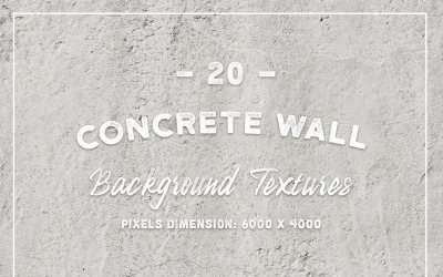 Fundo com 20 texturas de parede de concreto originais