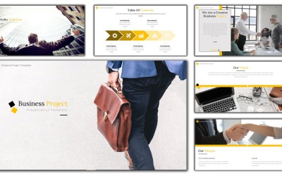 Modèle PowerPoint de projet d&amp;#39;entreprise