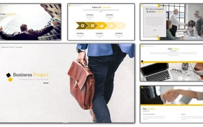 PowerPoint-Vorlage für Geschäftsprojekte