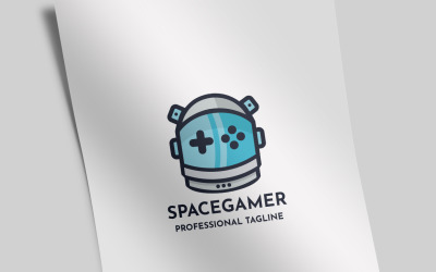 Space Gamer Logo Template
