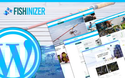 "Fishinizer | Fishing & Marine Accessories WordPress Theme" Responsive WordPress thema №114154
