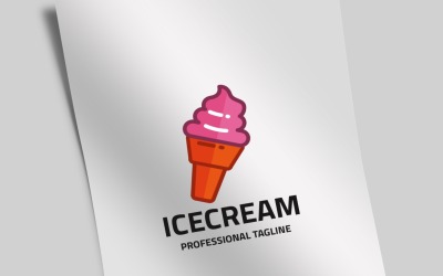 Ice Cream Logo Template