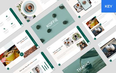 Koffie - Kávé bemutató - Keynote sablon
