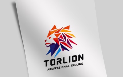 Plantilla de logotipo Tor Lion