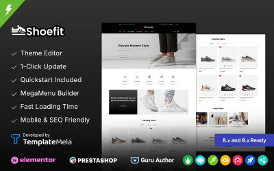 Shoefit - Тема PrestaShop для магазина обуви и модных аксессуаров