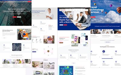 TechExpeder - креативний багатоцільовий шаблон PSD