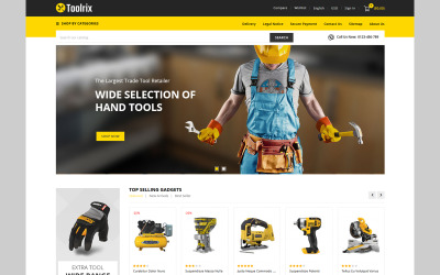 Toolrix - Tools Store PrestaShop Theme