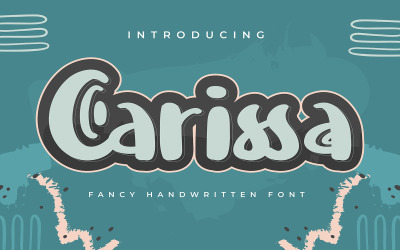Carissa | Fonte manuscrita extravagante