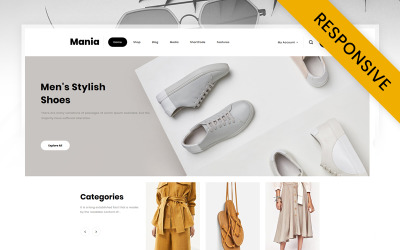 Mania - Tema do WooCommerce da Loja de Moda Online