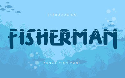 Rybář | Fancy Fish písmo