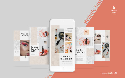 Шаблон для социальных сетей Beautie Instagram Kit