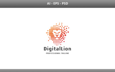 Szablon logo Digital Lion Pro