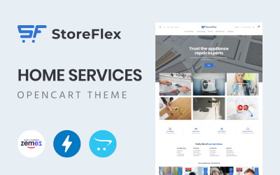 Шаблон OpenCart Storeflex Home Services
