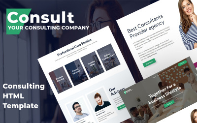 Consult - Mall för konsultföretags webbplats