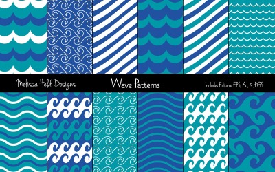 Wave Vector Background Pattern #115044