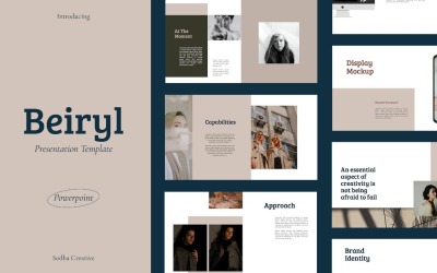 Beyril PowerPoint Template PowerPoint sablon 115213