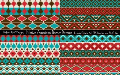 Native American Border Pattern #115209